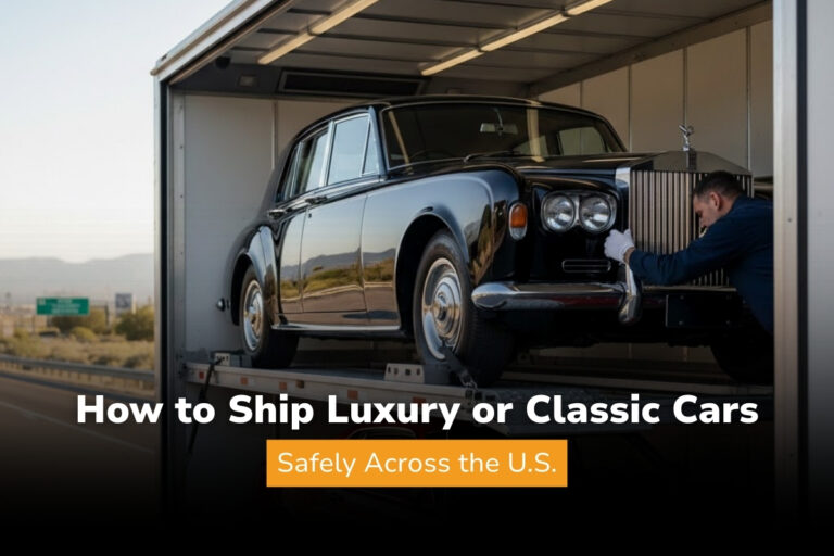 How to Ship Luxury or Classic Cars Safely Across the U.S.
