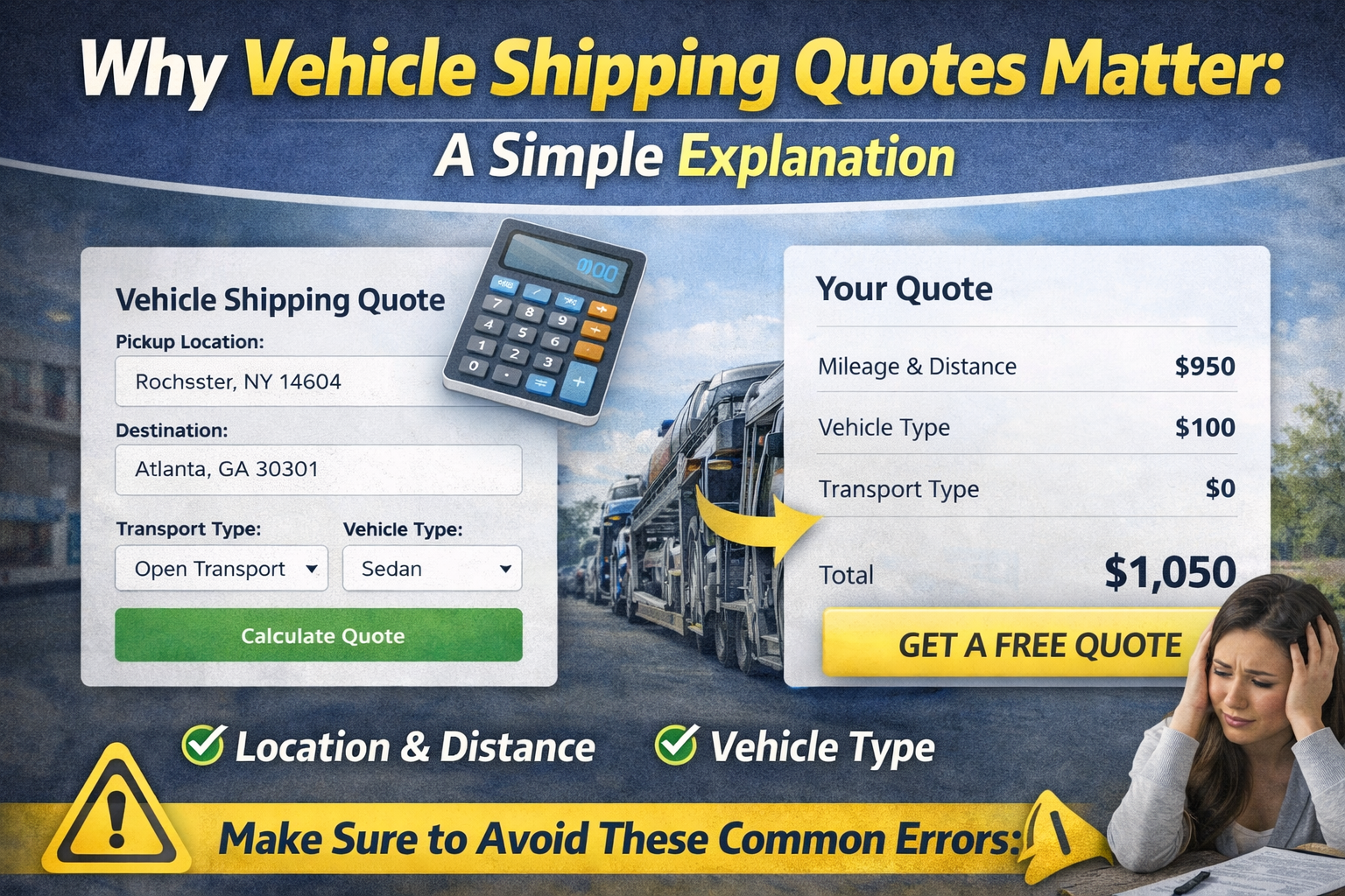 Why a Vehicle Shipping Quote Matters: A Simple Guide to Pricing, Accuracy, and What to Expect